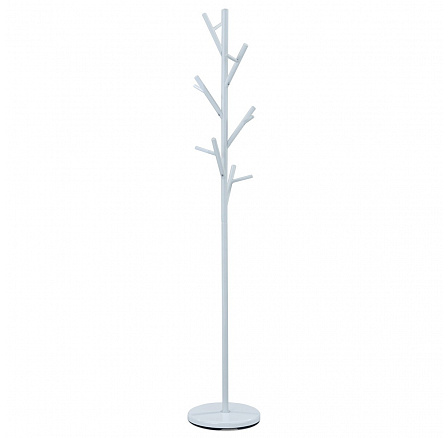 Věšák, kov, bílá, 83766-02A WT