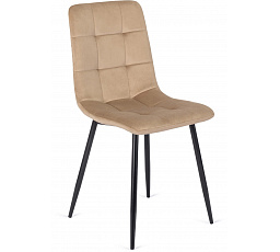 Krzesło PERU Beżowe Welurowe