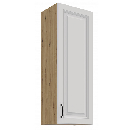 Horní skříňka STELLO - 40 G-108 1F, Dub Artisan/Bílý mat