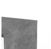 Komoda SIMPLICITY 232, Beton/Bílý lesk