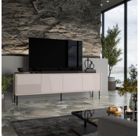 TV komód ABI, kasmír matt/kasmír matt