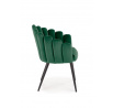 K410 szék, zöld bársony