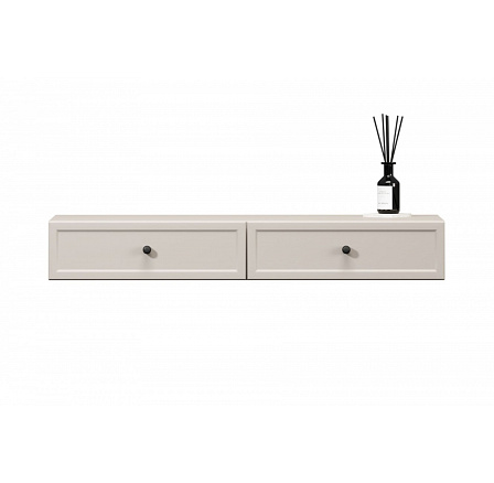 LORINI TOALETKA 100 2SZ - cashmere / gałka czarna / wisząca