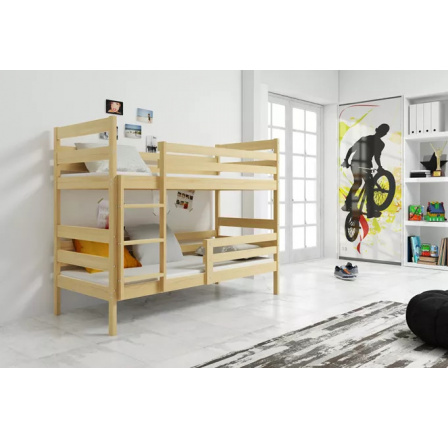 ERYK PIĘTROWE RAMA SOSNA BEZ SZUFLADY BEZ MATERACY 90 X 200 KPL