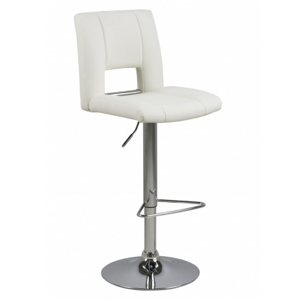 Sylvia bárszék fehér/króm