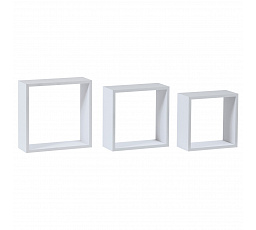 Polička, mdf, bílá, P-008 WT2