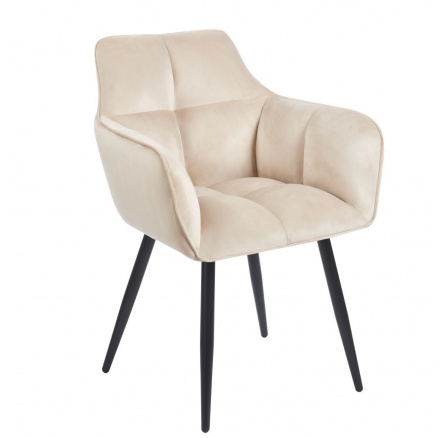 ELŐVÉTEL -15% 30-ig.09 ! Velvet szék bézs K40-FXJG