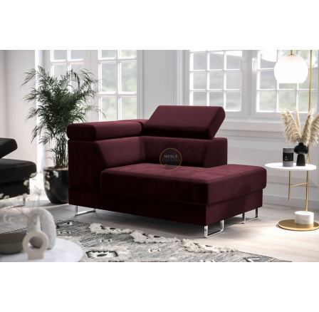 FOTEL DOSTAWKA GALAXY - Strona prawa , Odcienie bordowego