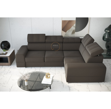 NAROŻNIK ROYAL II 280×210 - prawa , Odcienie brązowego