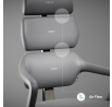 Moduláris Shadow Grey ergonomikus irodai gamer szék