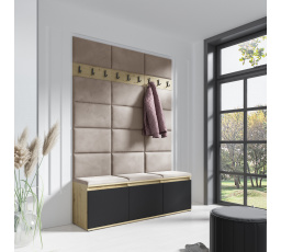 EMI 6 előszobafal, Trinity 03/Artisan + Fekete