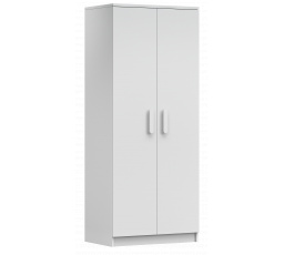 2D SMYK I - 06 Gardróbszekrény, Fehér Matt/Fehér