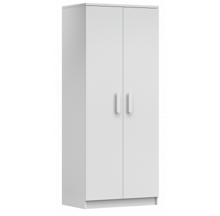 2D SMYK I - 06 Gardróbszekrény, Fehér Matt/Fehér