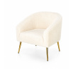 GRIFON fotel, krémszínű