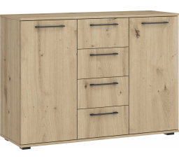 FORMO KM-2 komód, artisan tölgy