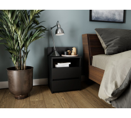 Éjjeliszekrény PUNA M1 Fekete