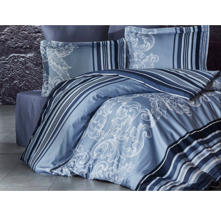 Francouzské povlečení Satén 220x220, 70x90cm Sonet grey