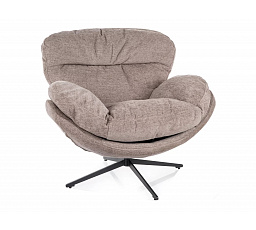 Forgószék FLORENCE RAVEN, Sötét bézs 30/Fekete