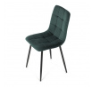 Jídelní židle, zelená, sametová látka, CT-281 GRN4
