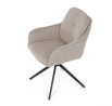 Jídelní židle, béžová, látka, DCH-P3174 LAN2
