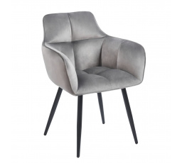 ELŐVÉTEL -15% 30-ig.09 ! Szék velvet szürke K40-FXJG