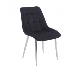 ELŐVÉTEL -15% 02-ig.03 ! Velvet szék - Riviera 100 fekete J262-1 (S)