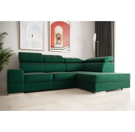 NAROŻNIK ROYAL I 260×185 - prawa , Odcienie zieleni