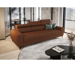 SOFA PORTO III 260 CM SKÓRA NATURALNA - Skóra koniak
