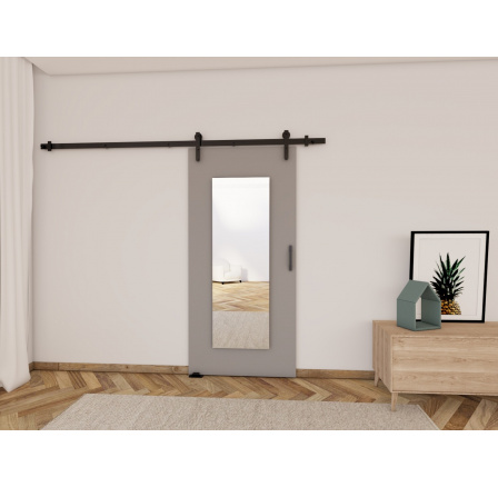Posuvné dveře LOFT I90, Šedá/Černá Posuvné dveře LOFT I90, Šedá/Černá