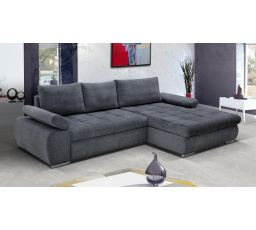 Sedací souprava Ingeborg pravá tmavě šedá