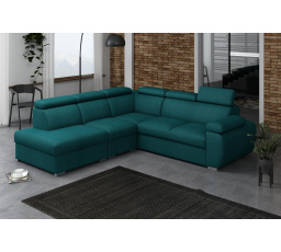 Rohová sedací soustava Bodie II levá tyrkysová