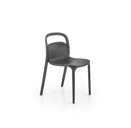 K490 krzesło plastik czarny(1p=4szt) K490 krzesło plastik czarny(1p=4szt)