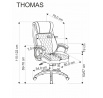 THOMAS irodai szék, fekete