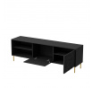 TV komód BULLET RTV-1 RTV 180, fekete/arany
