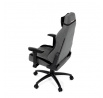 Herní křeslo, houpací mechanismus, šedá látka, KA-F12 GREY2