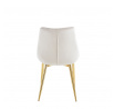 Velvet szék bézs / arany lábak J262-1