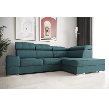 NAROŻNIK ROYAL I 260×185 - prawa , Odcienie zieleni morskiej