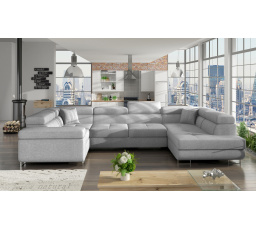 U alakú kanapé Letto, Sawana 21 125x253 Jobb 1