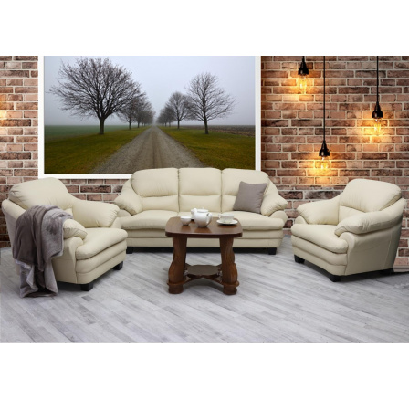 Sedací souprava Saron 3+1+1 krémová