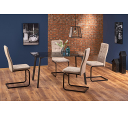 Étkezőasztal TRAX, üvegből