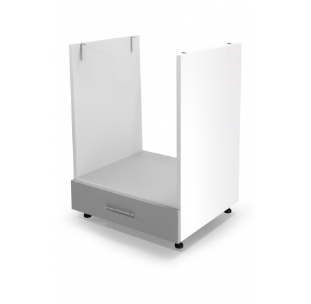 VENTO DP-60/82 alsó konyhaszekrény, világosszürke