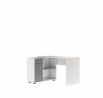 Biurko narożne SAULO White+Gray