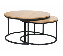 ATLANTA III konferencia asztal, Tölgy/Fekete