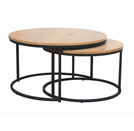 ATLANTA III konferencia asztal, Tölgy/Fekete