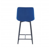 H1-FX bárszék, kék / fekete