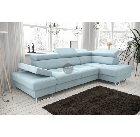 NAROŻNIK GALAXY MINI 170x280 - Odcienie niebieskiego , prawa