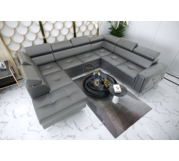 NAROŻNIK ORION MAX I Z FUNKCJĄ SPANIA 225X350X255 CM SKÓRA NATURALNA - Skóry naturalne - Wybierz swój kolor , Strona prawa