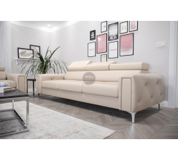 SOFA ORION III 255 CM SKÓRA NATURALNA - Skóra kremowa