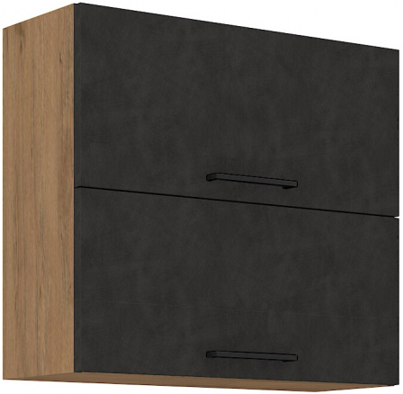 Horní skřínka VEGAS - 80 GU-72 2F, Dub Lancelot / Matera