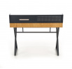 Íróasztal B43, arany tölgy/fekete